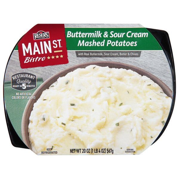 Prepared Meals Reser’s Main St Bistro Mashed Potatoes, Buttermilk & Sour Cream hero