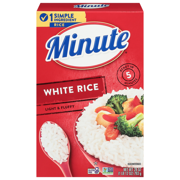 Instant Foods Minute Rice White Rice, Light & Fluffy hero