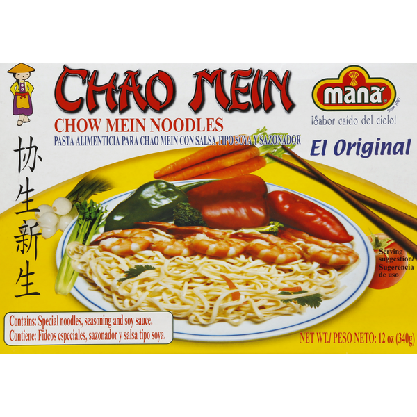 Instant Foods MANA Noodles, Chow Mein, Chao Mein hero