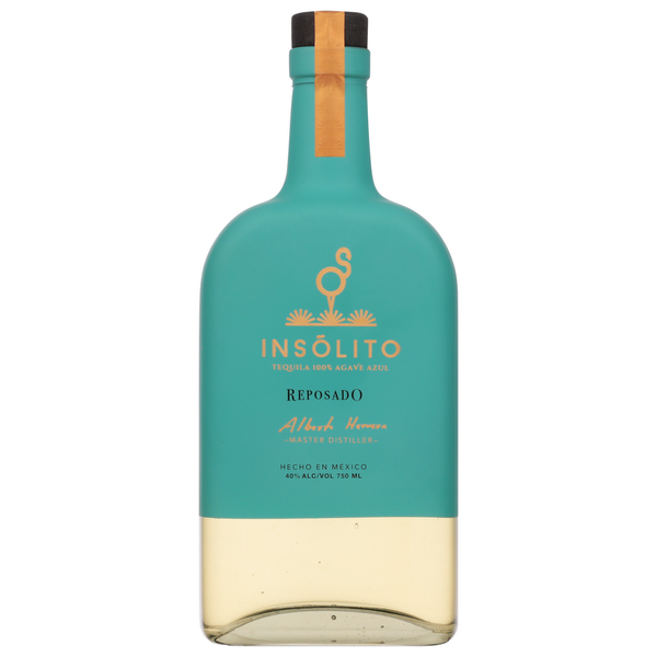 Liquor INSÓLITO Tequila, 100% Agave Azul, Reposado hero