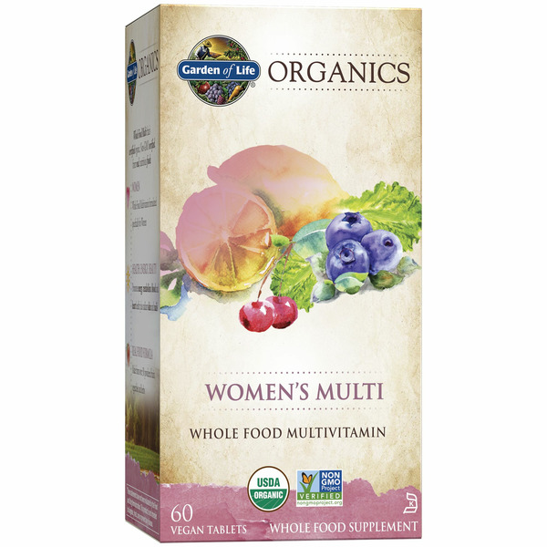 Women's Multivitamins Garden of Life Multi, Women's, Vegan Tablets hero