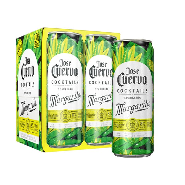 Cocktail Mixes Jose Cuervo Sparkling Margarita Classic Lime Cocktail hero