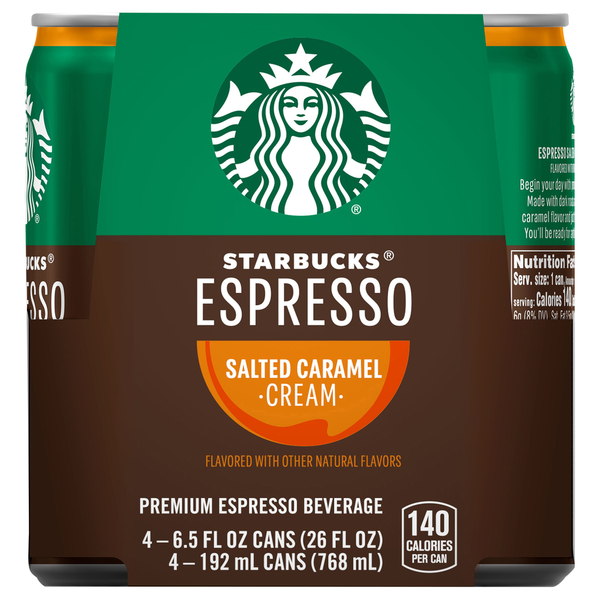 Starbucks Espresso Premium Espresso Beverage Salted Caramel Cream hero