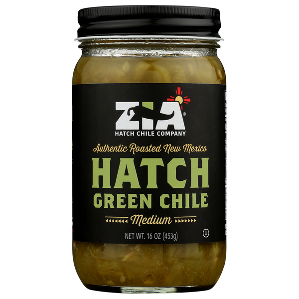 Latino Foods Zia Hatch Chile Company Zia Roasted Hatch Green Chile (Medium) hero