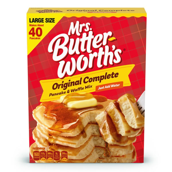 Doughs, Gelatins & Bake Mixes Mrs. Butterworth's Complete Pancake & Waffle Mix hero