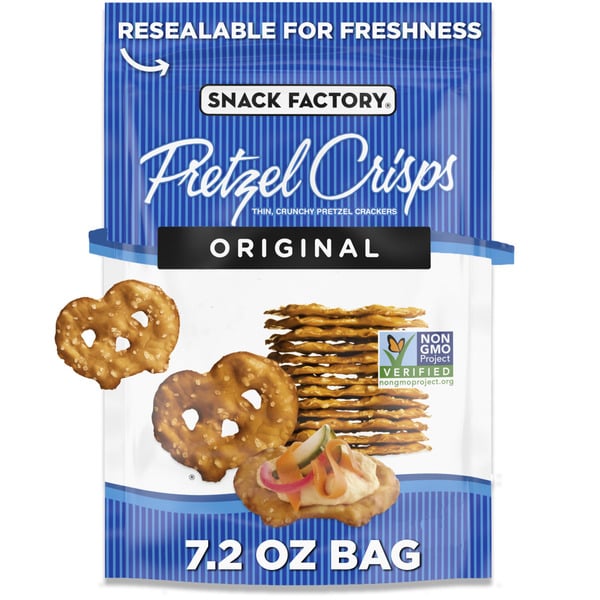 Chips & Pretzels Snack Factory Original Pretzel Crisps hero