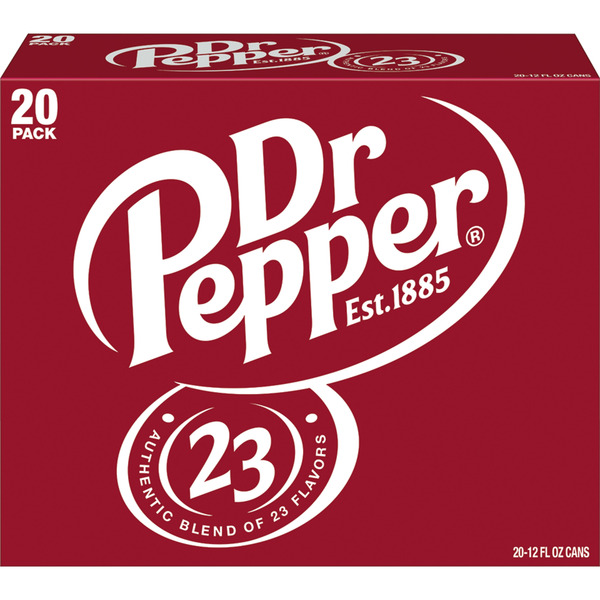 Soft Drinks Dr Pepper 20 PK hero