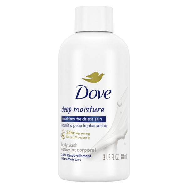 Trial Size Travel Dove Body Wash Deep Moisture hero