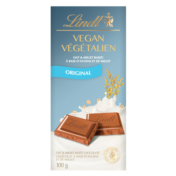 Candy & Chocolate Lindt Vegan Original Chocolate Bar, 100 Grams hero