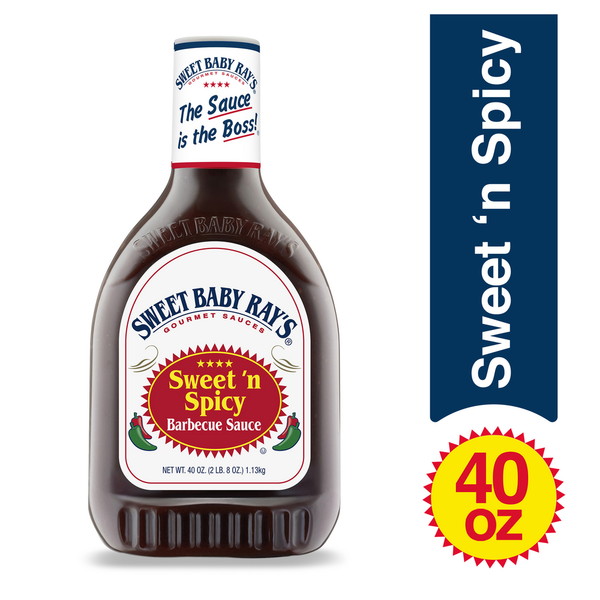 Marinades & Meat Preparation Sweet Baby Ray's Barbecue Sauce, Sweet 'n Spicy hero