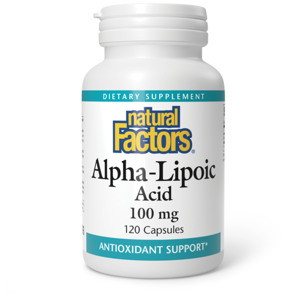 Antioxidants Natural Factors Alpha-Lipoic Acid hero