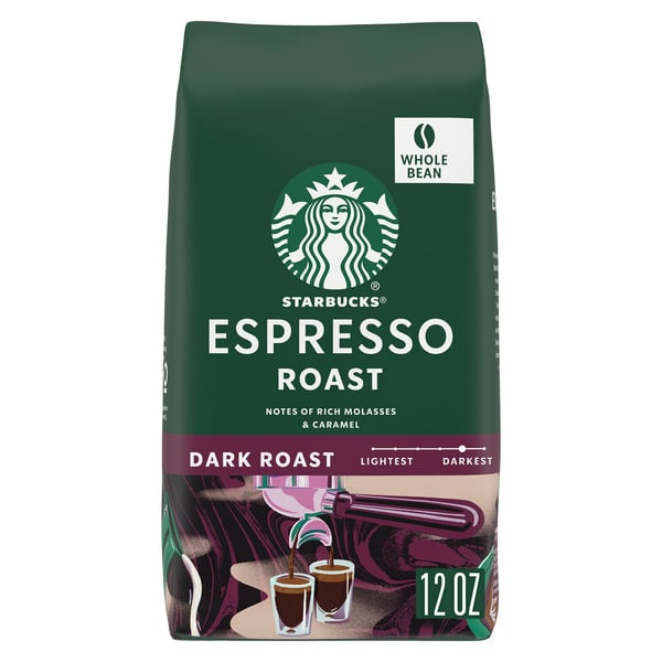 Coffee Starbucks Espresso Dark Roast Whole Bean Coffee hero