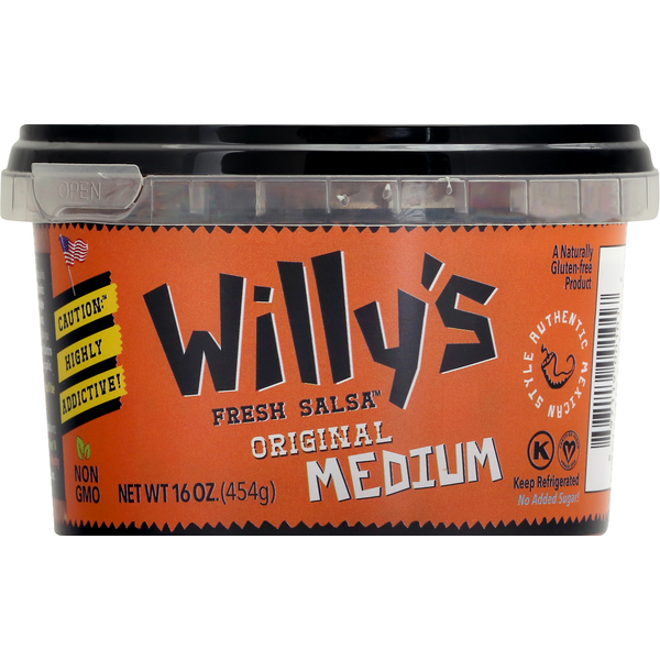 Preserved Dips & Spreads Willy's Salsa, Original, Medium hero