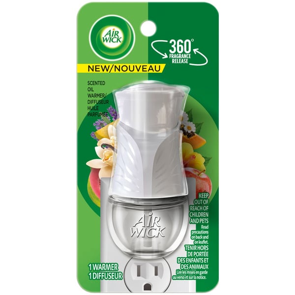 Air Fresheners & Candles Air Wick® Plug in Scented Oil Warmer, White, 1 Count hero