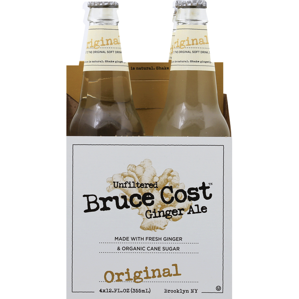 Soft Drinks Bruce Cost Ginger Ale, Original hero