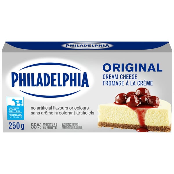 Packaged Cheese Kraft Philadelphia Brick Plain hero