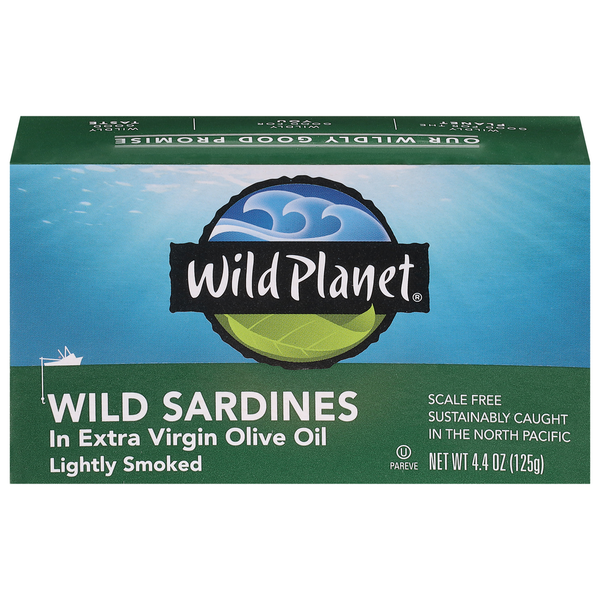 Canned Meat & Seafood Wild Planet Wild Sardines, Lightly Smoked hero