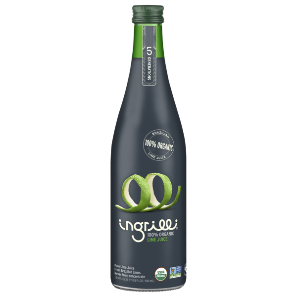 Refrigerated Beverages Ingrilli 100% Organic Lime Juice hero