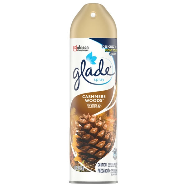 Air Fresheners & Candles Glade Room Spray Air Freshener, Cashmere Woods hero