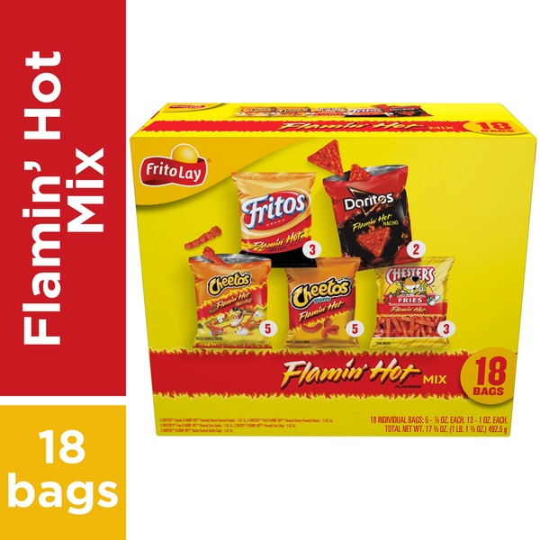 Trail Mix & Snack Mix Frito Lay Snack Mix, Flamin' Hot Flavored hero