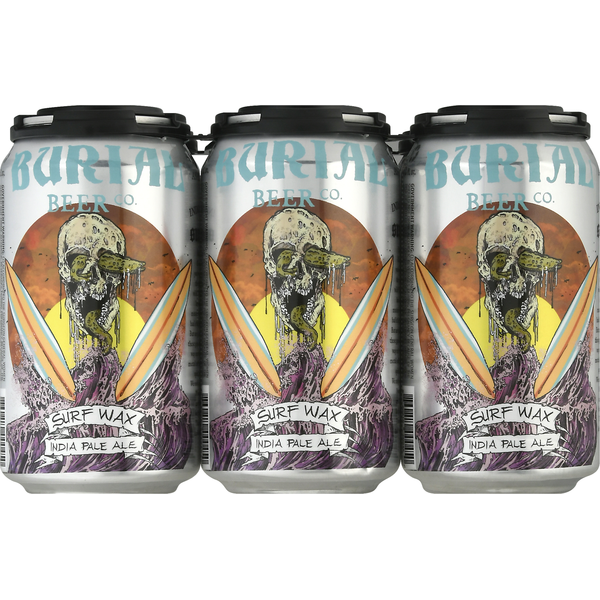 Beers & Coolers Burial Beer, India Pale Ale, Surf Wax, 6 Pack hero