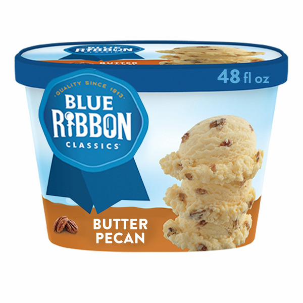 Ice Cream & Ice Blue Ribbon Classics Butter Pecan Frozen Dessert hero