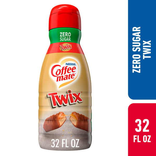 Cream Coffee mate Coffee-Mate Creamer Twix Zero Sugar Flavor hero