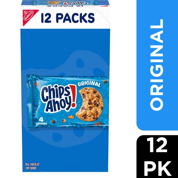 Packaged Cookies Chips Ahoy! Original Chocolate Chip Cookies, Snack Packs hero