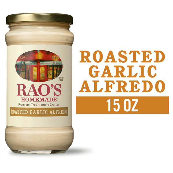 Pasta Sauce Rao's Alfredo Sauce Garlic hero