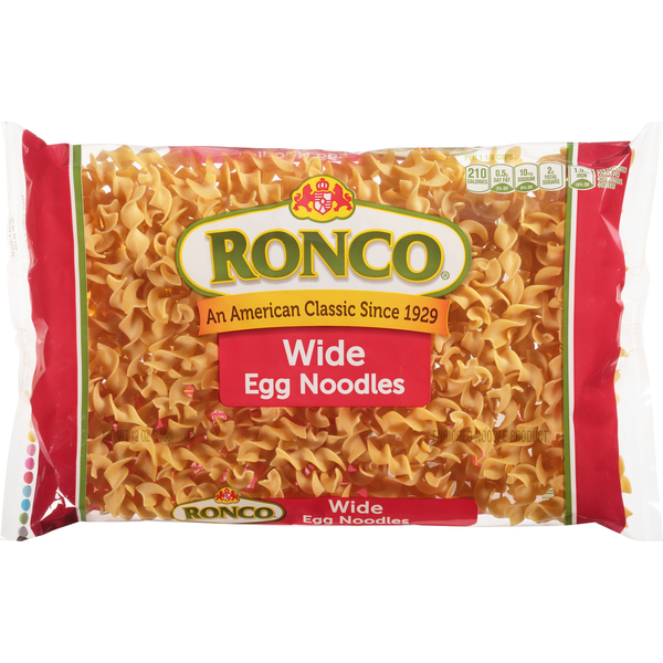 Dry Pasta Ronco Egg Noodles, Wide hero