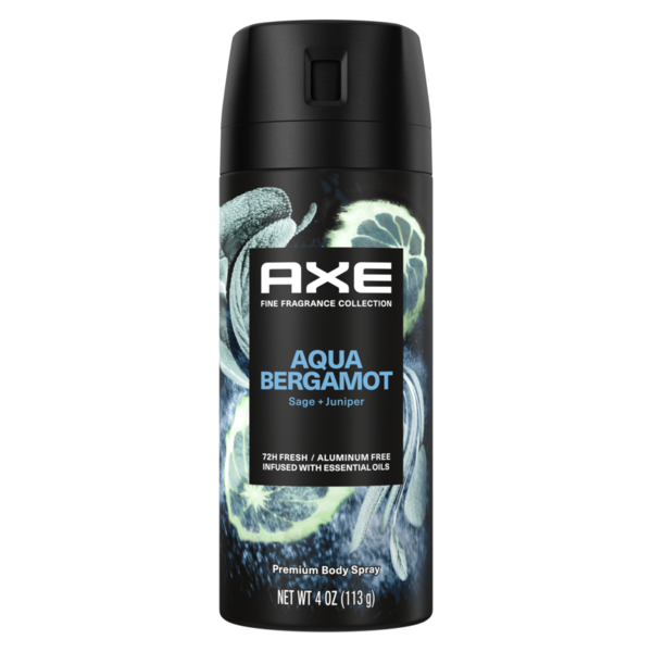 AXE Fine Fragrance Collection Premium Deodorant Body Spray for Men Aqua Bergamot hero