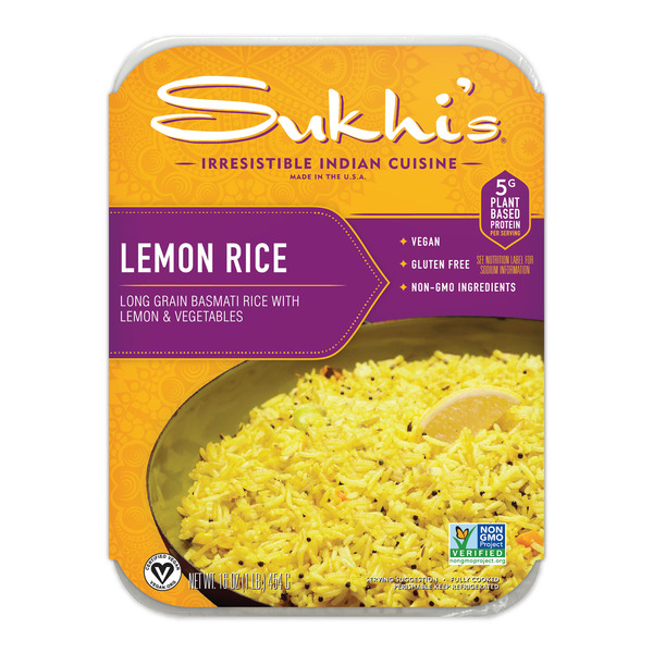 Prepared Meals Sukhi's Indian Lemon Rice Side Dish hero