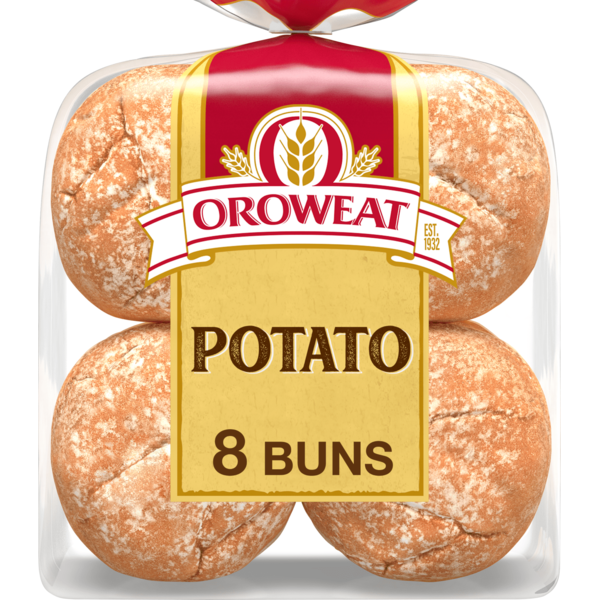 Buns & Rolls Oroweat 8 count, Potato Buns hero