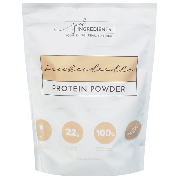 Just Ingredients Protein Powder, Snickerdoodle hero