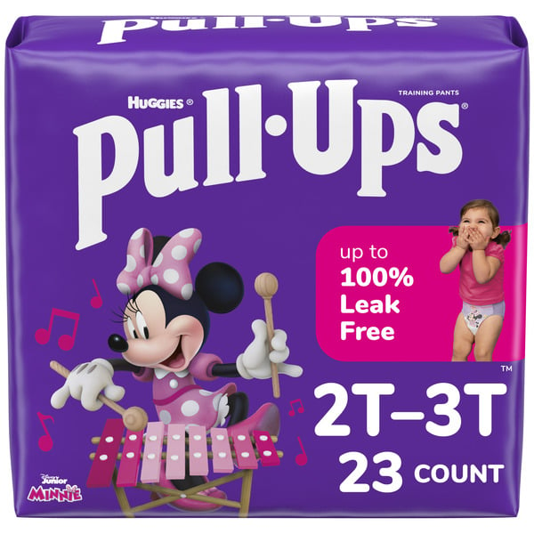 Diapers & Wipes Pull-Ups Girls' Potty Training Pants, 2T-3T (16-34 lbs) hero