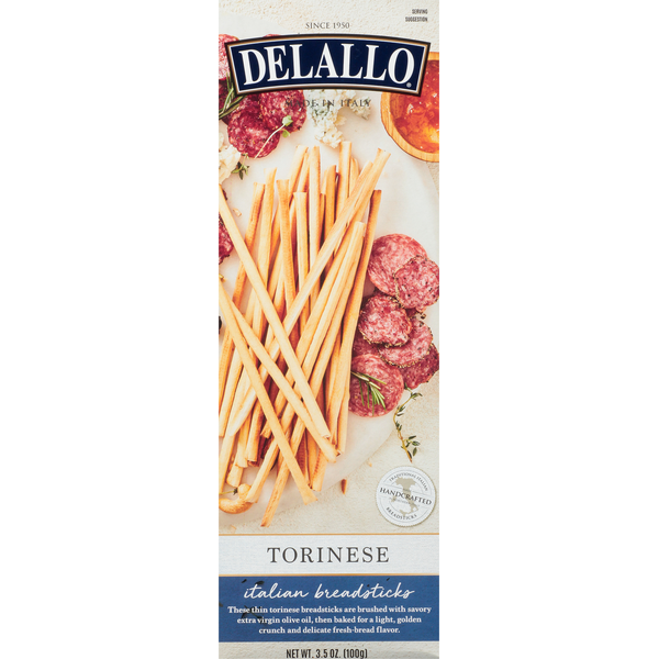 Crackers DeLallo Italian Breadsticks, Torinese hero