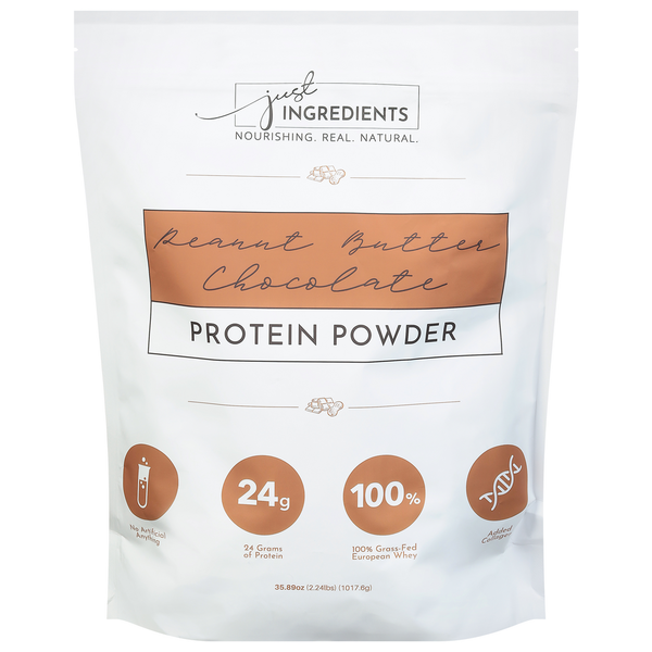 Just Ingredients Protein Powder, Peanut Butter Chocolate hero