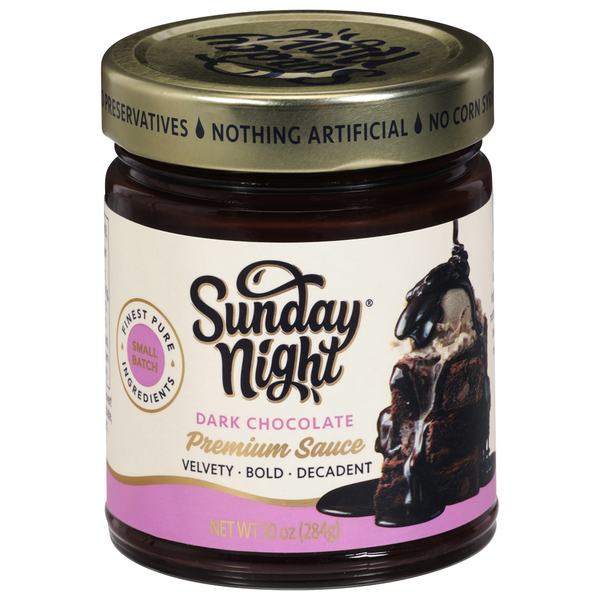 Candy & Chocolate Sunday Night Sauce, Premium, Dark Chocolate hero