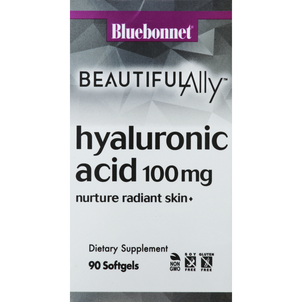 Vitamins & Supplements Bluebonnet Hyaluronic Acid, 100 mg, Softgels hero