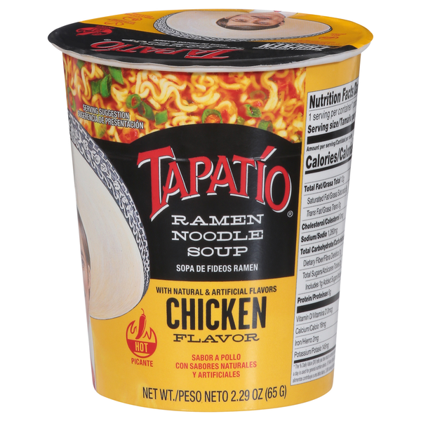 Soup, Broth & Bouillon Tapatio Ramen Noodle Soup, Chicken Flavor hero