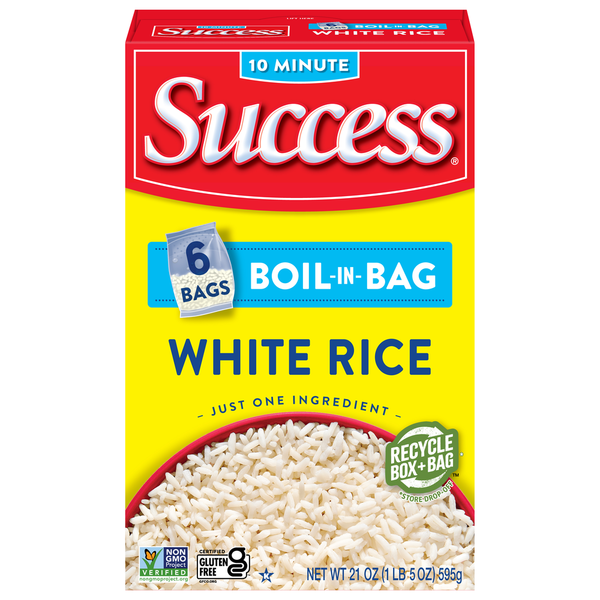 Grains, Rice & Dried Goods Success Boil-In Bag White Rice hero