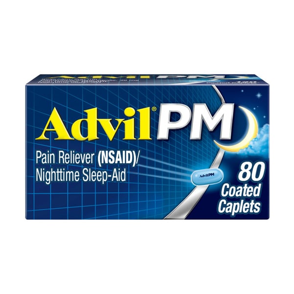 Muscles, Joints & Pain Relief Advil PM Pain Reliever and Sleep Aid hero