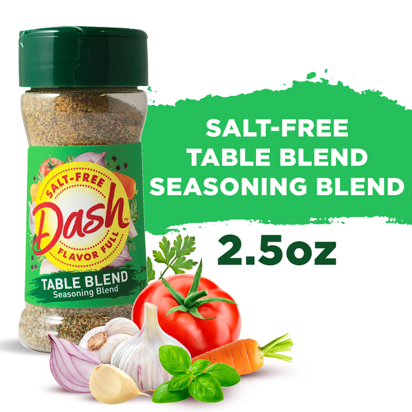 Spices & Seasonings Dash Salt-Free Table Blend Seasoning Blend, Kosher hero