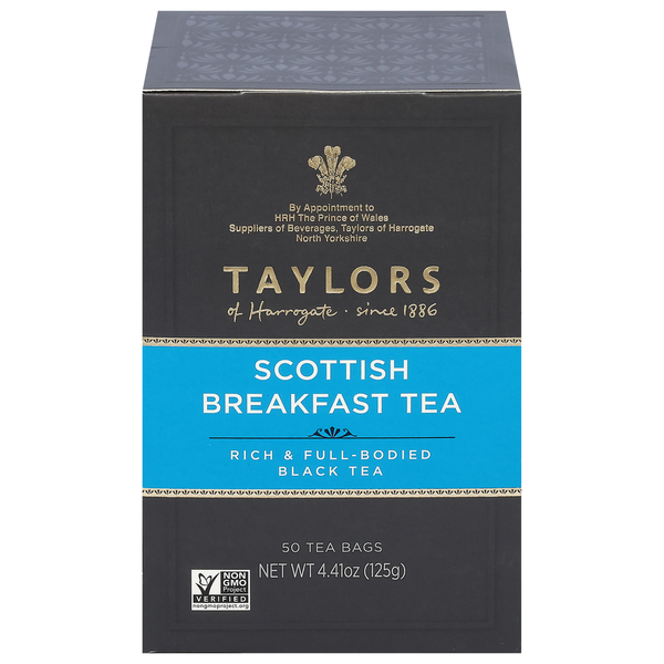 Tea Taylors of Harrogate Tea, Scottish Breakfast, Tea Bags hero