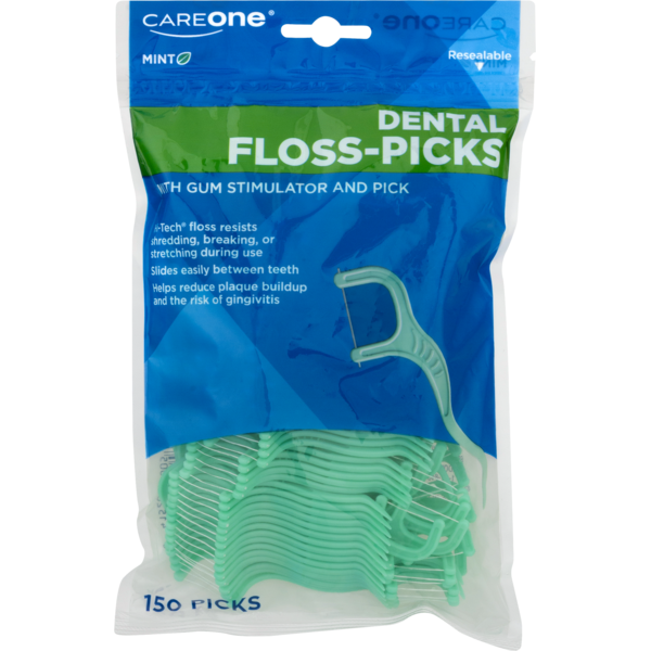 Oral Hygiene CareOne Dental Floss Picks Mint hero