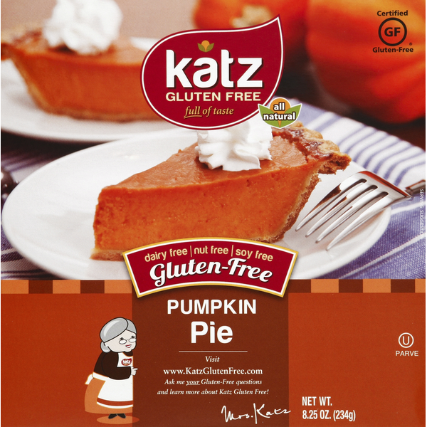 Frozen Dessert Katz Pie, Gluten-Free, Pumpkin hero