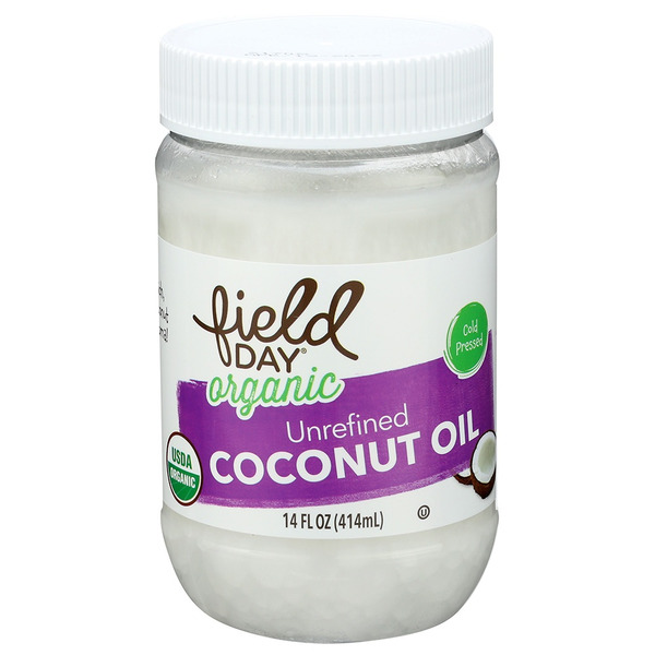 Oils, Vinegars & Fats FIELD DAY Coconut Oil, Unrefined, Cold Pressed hero