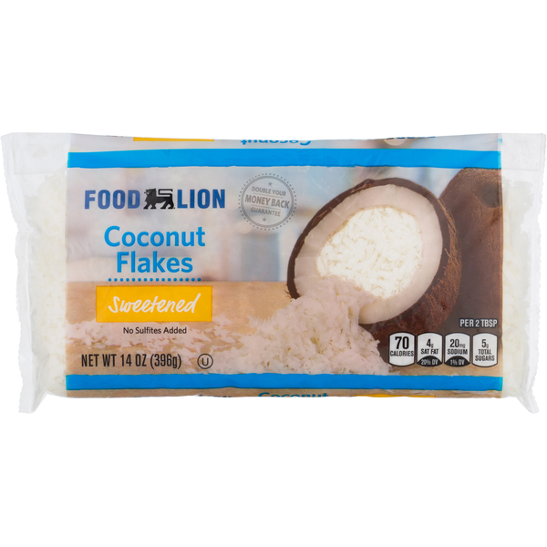 Baking Ingredients Food Lion Sweetened Coconut Flakes hero