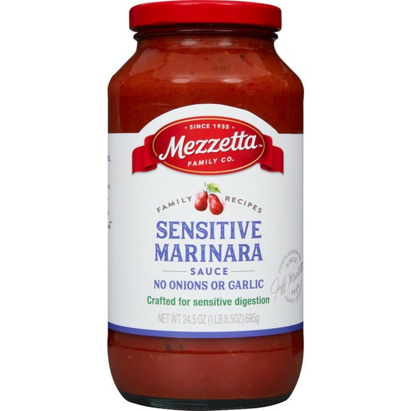 Mezzetta Family Recipes Sensitive Marinara hero