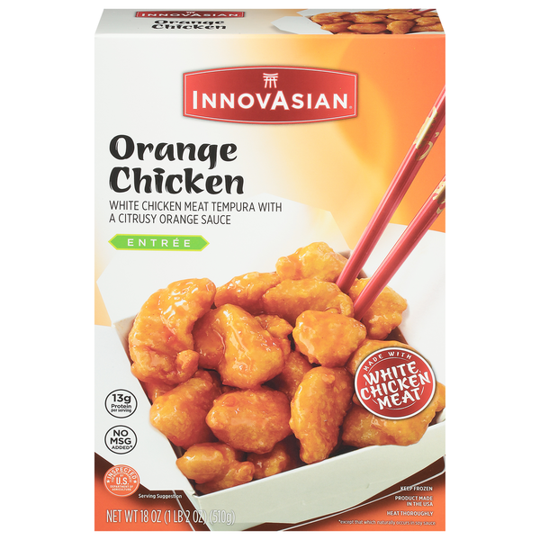 Frozen Meals InnovAsian Orange Chicken, Frozen Multi-Serve Entrée hero